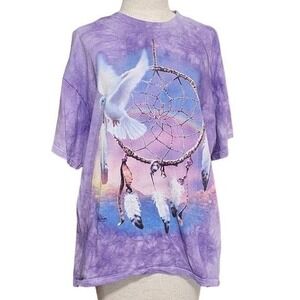 The Mountain David Penfound 2011 Dreamcatcher T Shirt size XL Tie dye purple